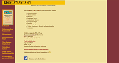 Desktop Screenshot of biokustannus.com
